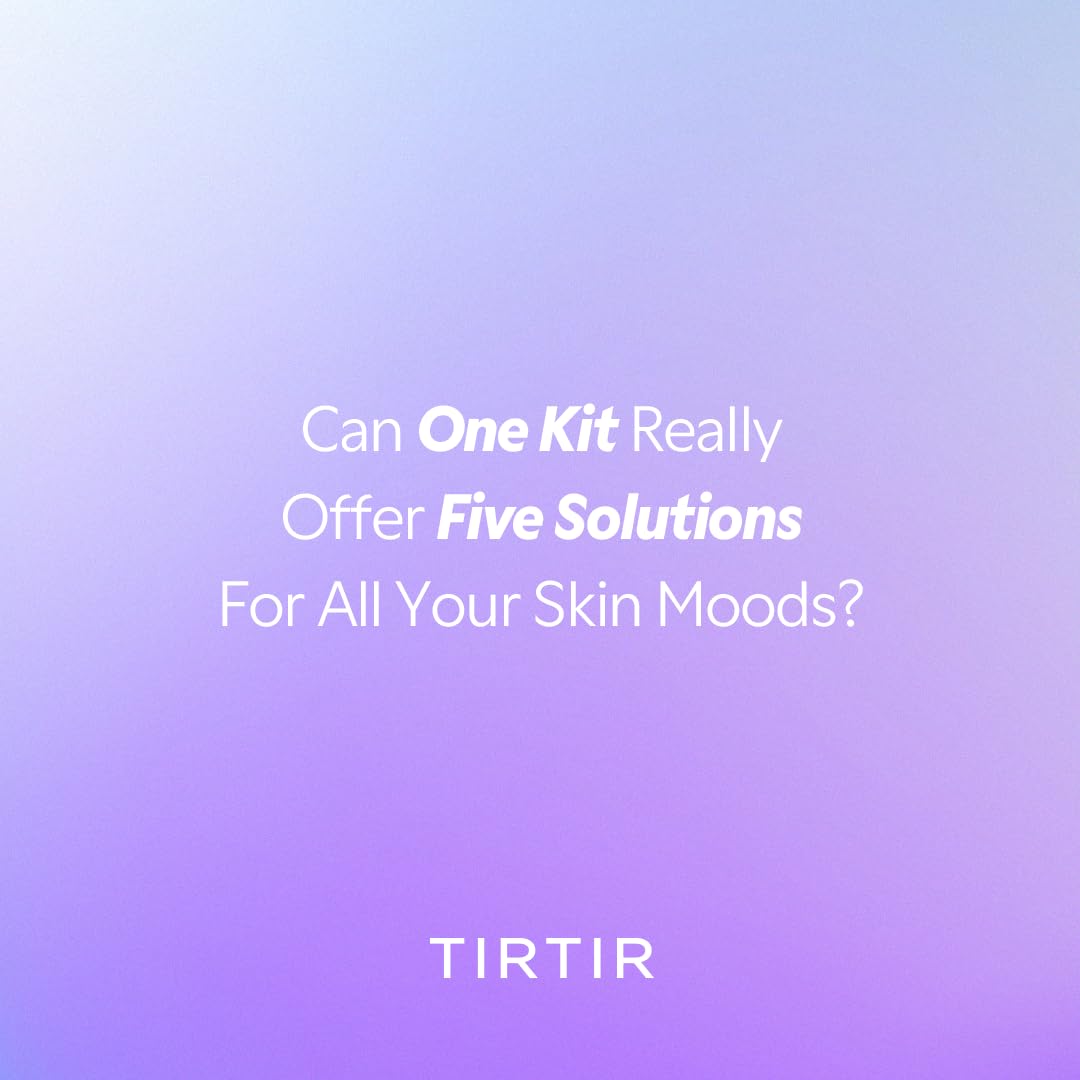 TIRTIR 5 Actives Power Serums Kit – Korean Skin Care Set with Vitamin C, Niacinamide, Azelaic &