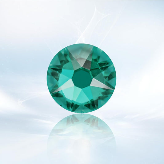 Novani Green Zircon Rhinestones 1440pcs Flat Back Round Rhinestone Style 2088 Sparkly Crystal