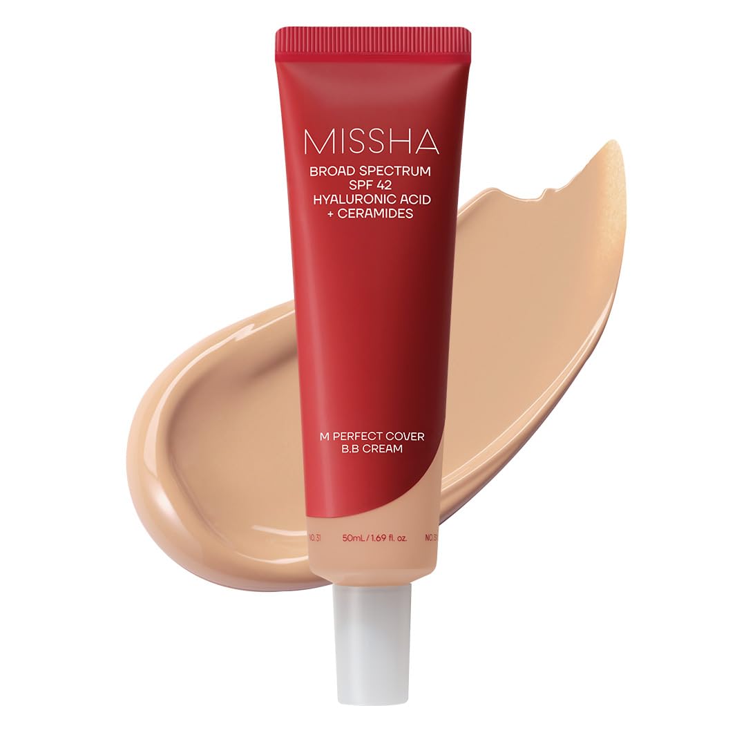 MISSHA M Perfect Cover BB Cream No.31 Golden Beige SPF 42 PA+++ 1.69 oz