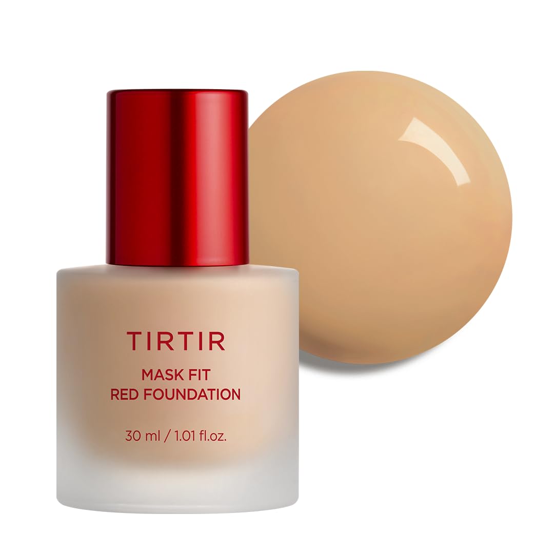 TIRTIR Mask Fit Red FoundationㅣLong Lasting Flawless Coverage, Energy Essence, Lightweight