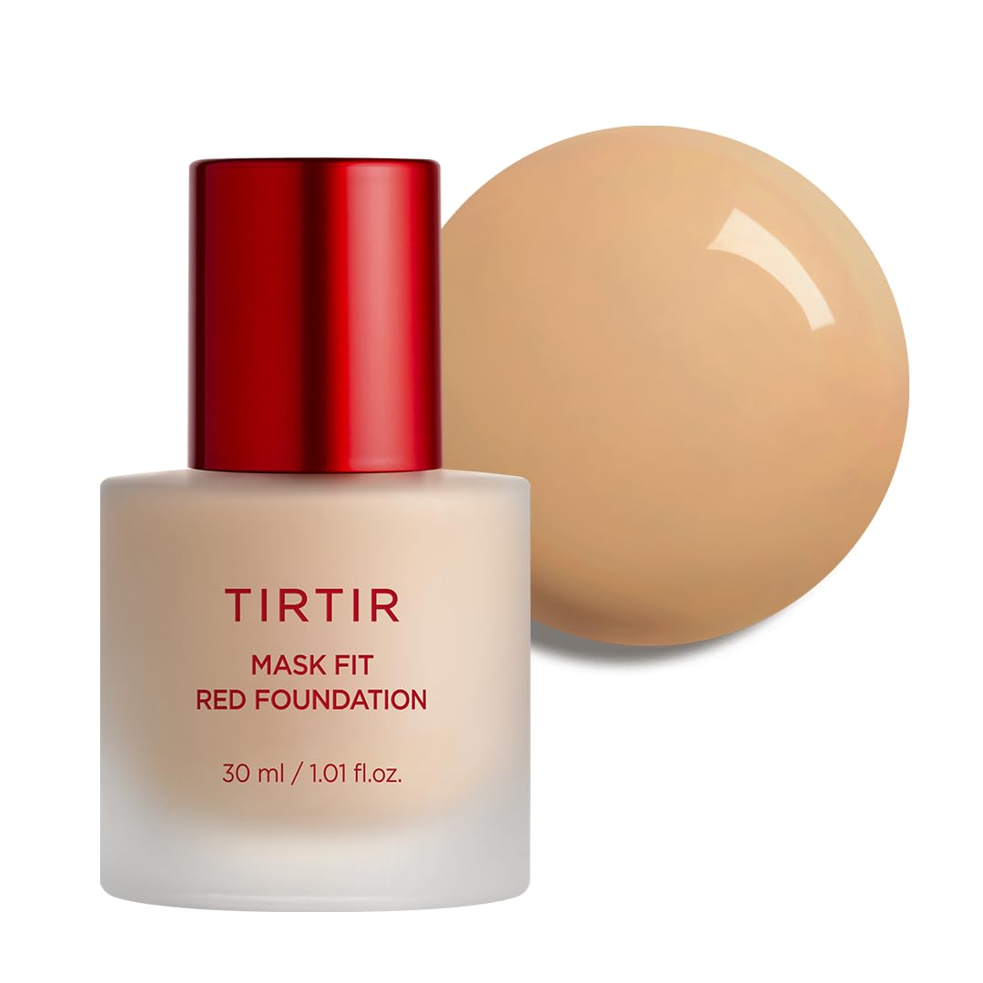 TIRTIR Mask Fit Red FoundationㅣLong Lasting Flawless Coverage, Energy Essence, Lightweight