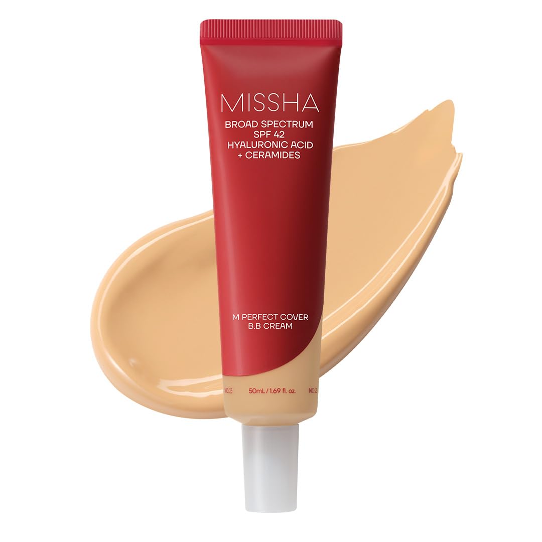MISSHA M Perfect Cover BB Cream No.25 Warm Beige SPF 42 PA+++ 1.69 oz