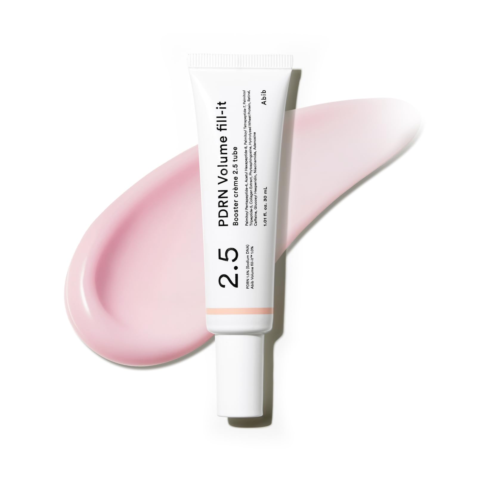 Abib PDRN Volume fill-it Booster Cream 2.5 tube | Facial Volume Plumping with PDRN 15,000ppm