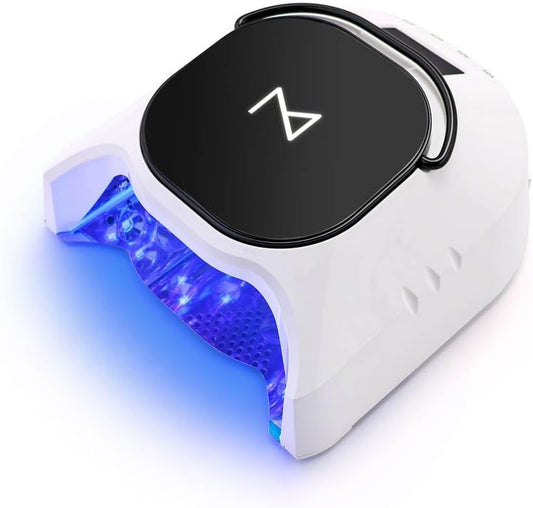 M - GlowPro Professional Hybrid 86W Wireless Rechargeable UV LED Nail Curing Lamp Cordless Nail