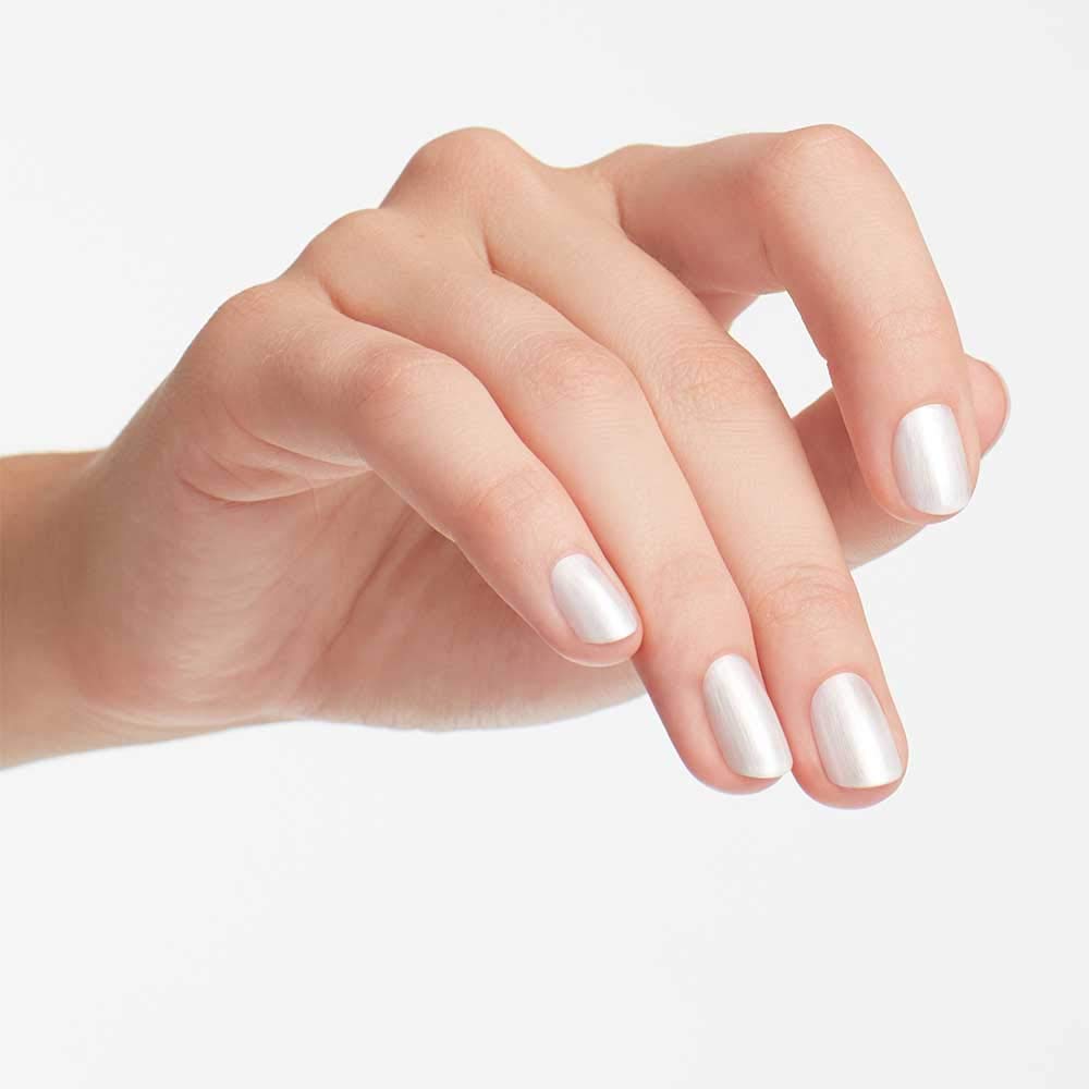 OPI Nail Lacquer Kyoto Pearl | Opaque Soft White Pearl Nail Polish