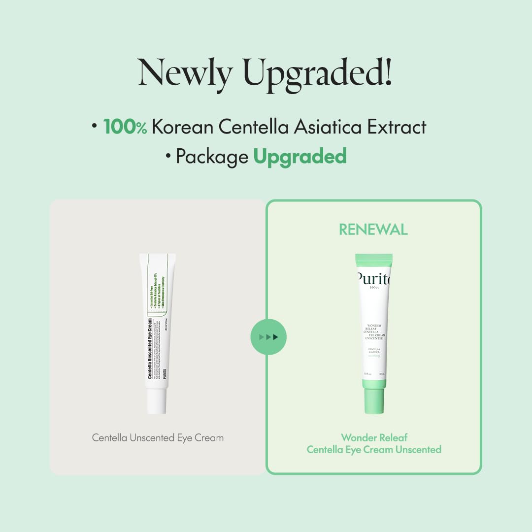 PURITO Centella Unscented Eye Cream | Care For Wrinkles & Dark Circle