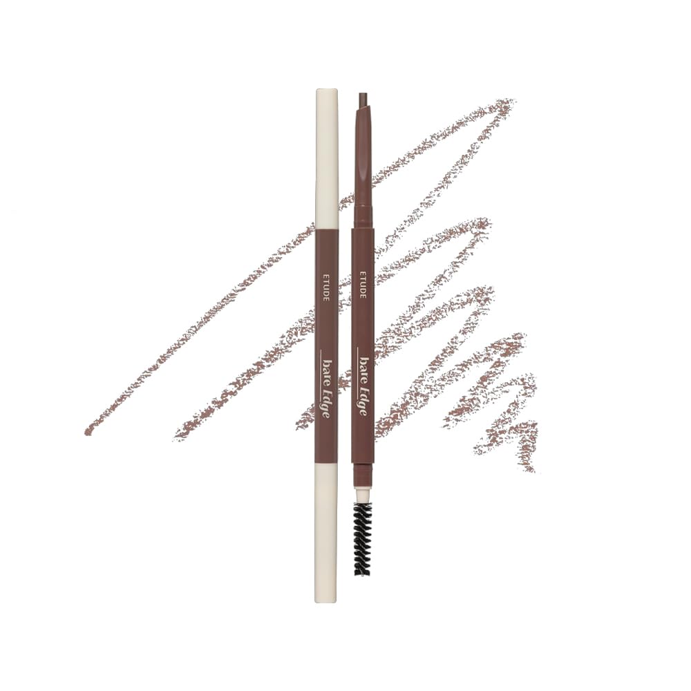 ETUDE Bare Edge 3D Eyebrow Pencil, Natural Brown, Natural-Looking