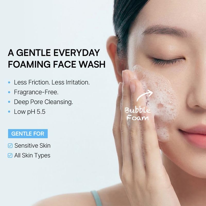 ROUND LAB 1025 Dokdo Bubble Foam Cleanser, 5.07 Fl Oz