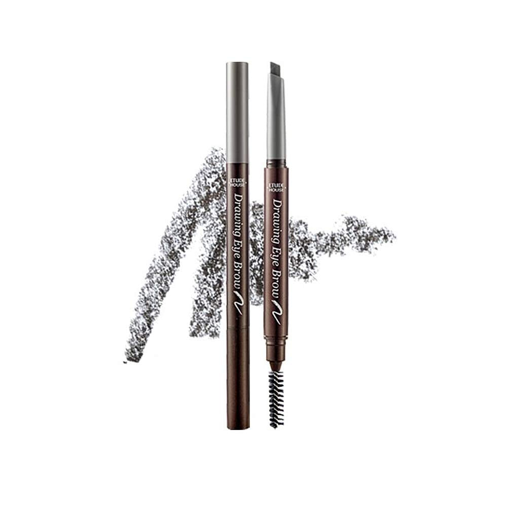ETUDE Drawing Eye Brow 0.25g #5 Grey | Long Lasting Eyebrow Pencil | Soft Textured Natural Daily