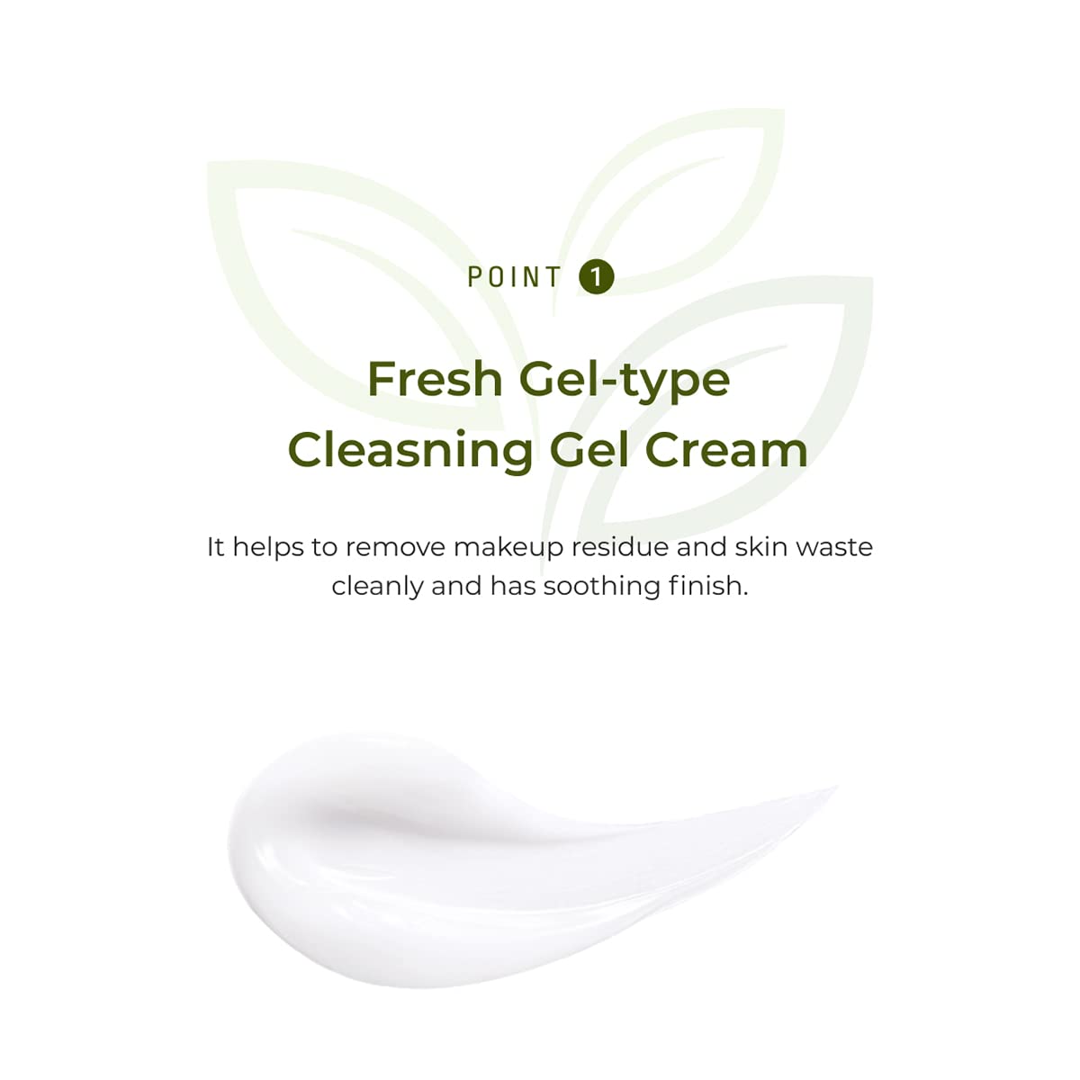 Nature Republic Soothing and Moisture Aloe Vera Cleansing Gel Cream, 5.07 fl oz