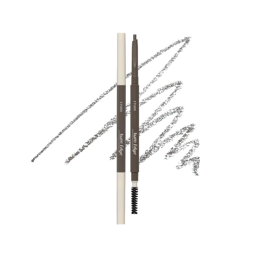ETUDE Bare Edge 3D Eyebrow Pencil, Grey Brown, Natural-Looking