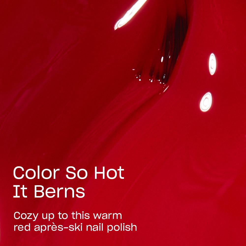 OPI Nail Lacquer Color So Hot It Berns | Opaque Dark Red Nail Polish