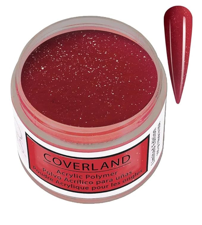Tones Coverland Acrylic Nail Powder "Pasión" - Limited Edition Acrylic Powder for Nail Design, Sculpting, and Masking Nail Bed Imperfections - Professional Acrylic Nail Supplies - (1.5 Oz)