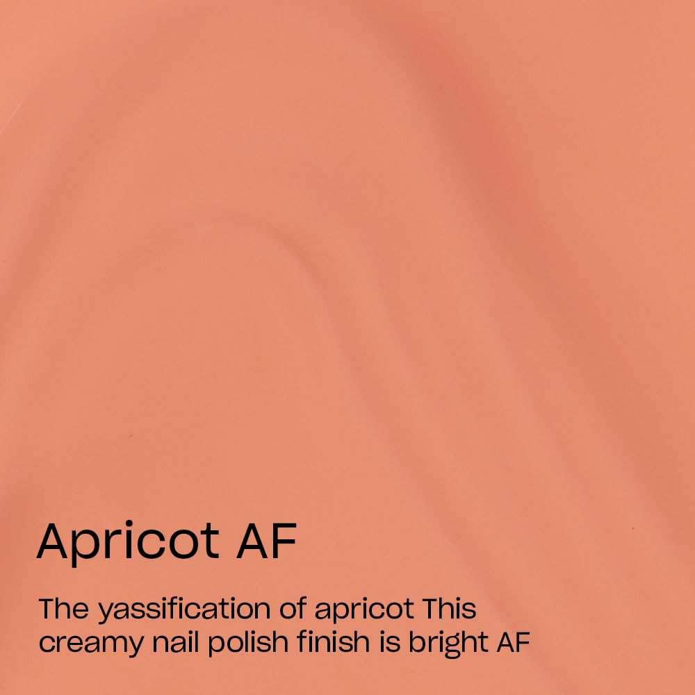 OPI Nail Lacquer Apricot AF | Opaque Bright Orange Nail Polish