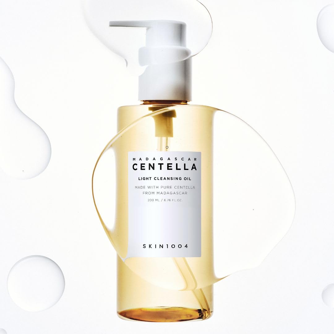 SKIN1004 Madagascar Centella Light Cleansing Oil 1.01 fl.oz, 30ml | Gentle Oil Cleanser for Face