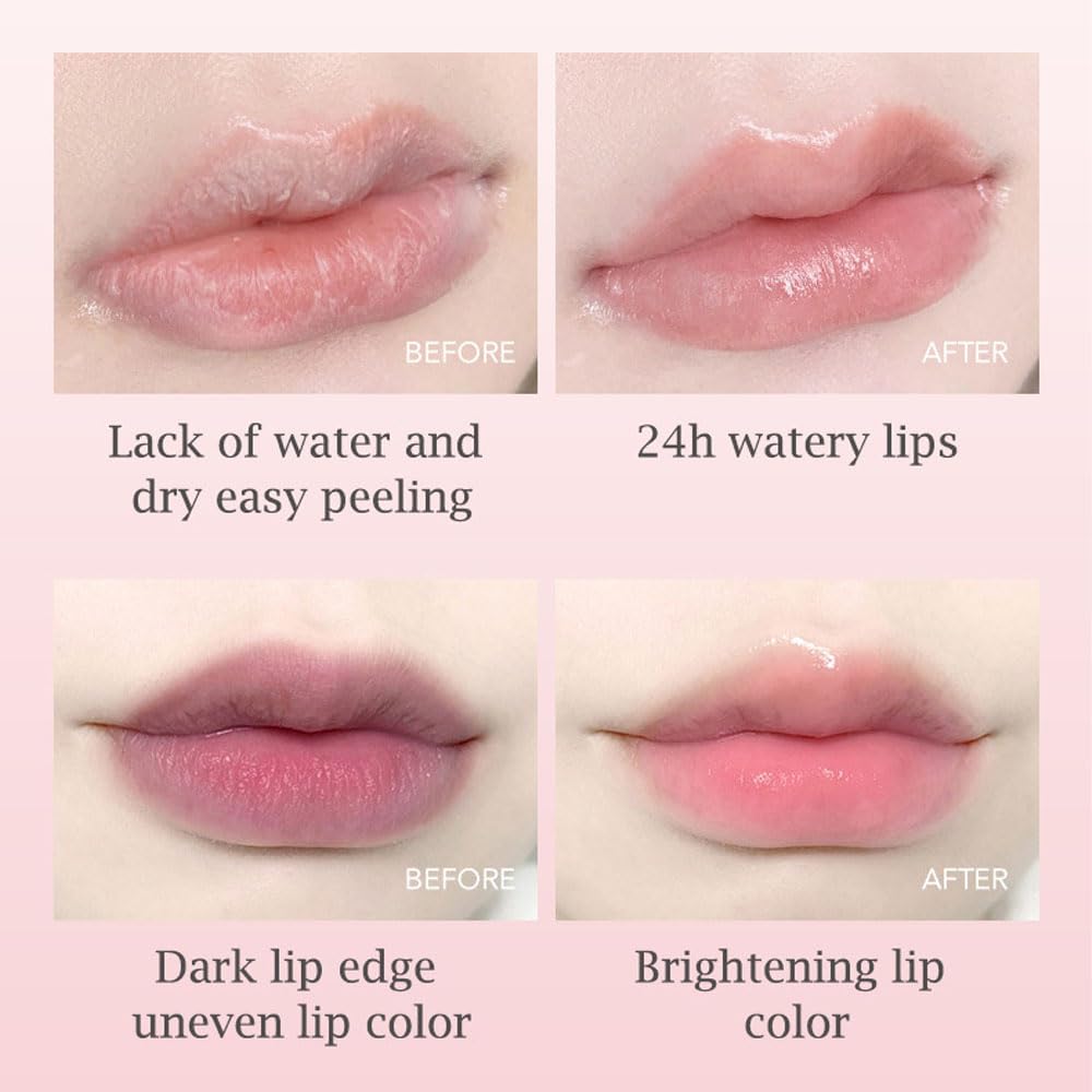Nourishing Lip Balm Set for Dry & Chapped Lips, 6Pcs Ideal Lipstick Primer for Women, Deep Moisturization Fruit Chapstick, Vegan Tinted Lip Balm, Hydrating, Fall Winter Lip Care