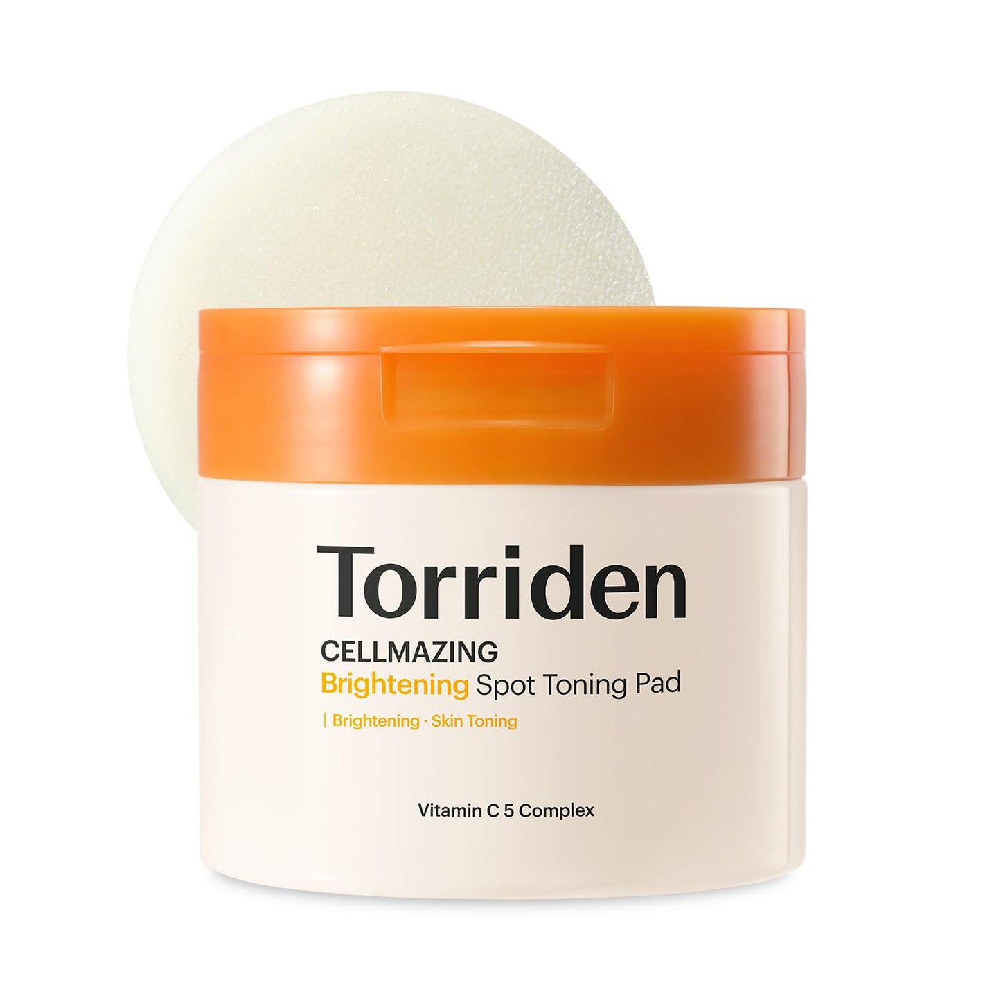 Torriden CELLMAZING Vita C Toning Pad (70 Pads) | Daily Exfoliating & Radiance Pads for Smooth