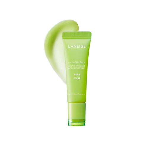 LANEIGE Lip Glowy Balm: Sheer Tinted Lip Treatment Balm Tube with Shea & Murumuru Butters for