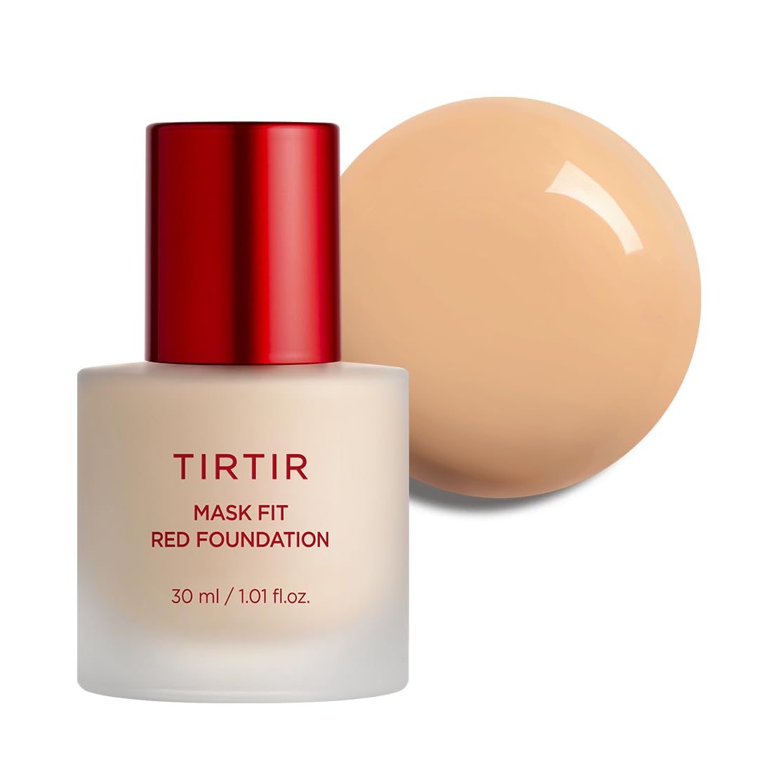 TIRTIR Mask Fit Red FoundationㅣLong Lasting Flawless Coverage, Energy Essence, Lightweight
