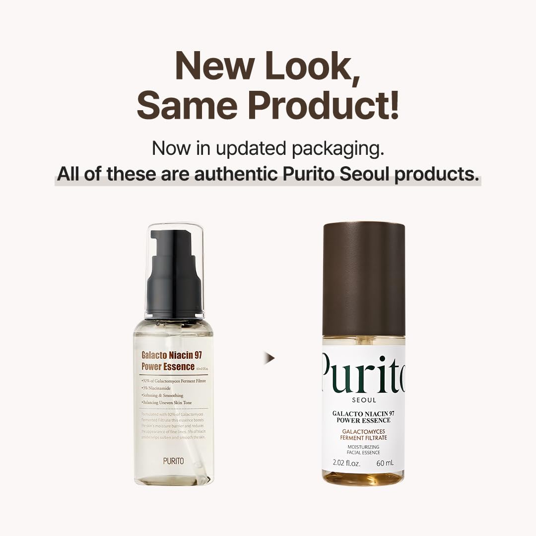 PURITO Galacto Niacin Essence | Ferment Essence For Skin Pore Control