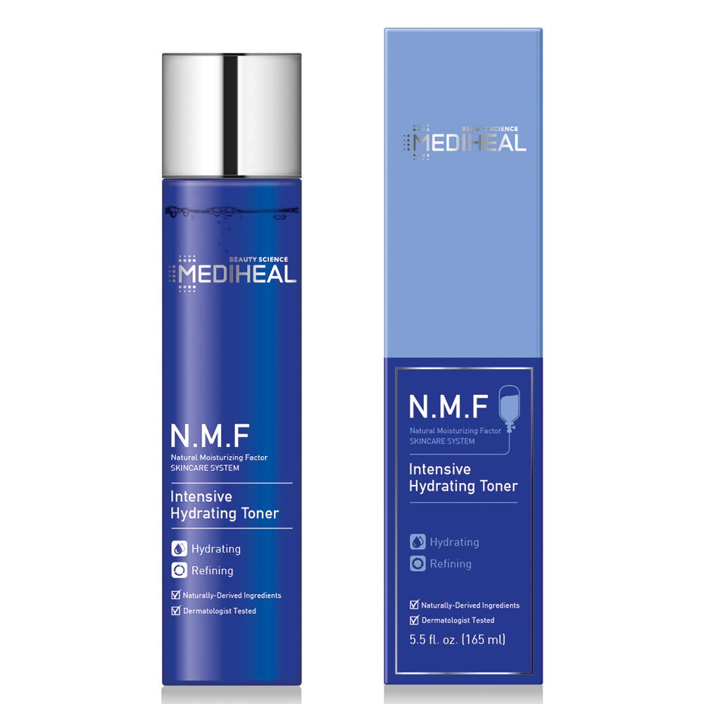 MEDIHEAL N.M.F Intensive Hydrating Toner, No.1 Korean Skincare Brand, 5.5 fl.oz (165ml) Ultra