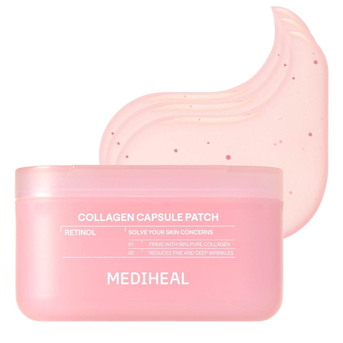 MEDIHEAL Retinol Collagen Capsule Eye Patches (60 Count) Wrinkles & Firming