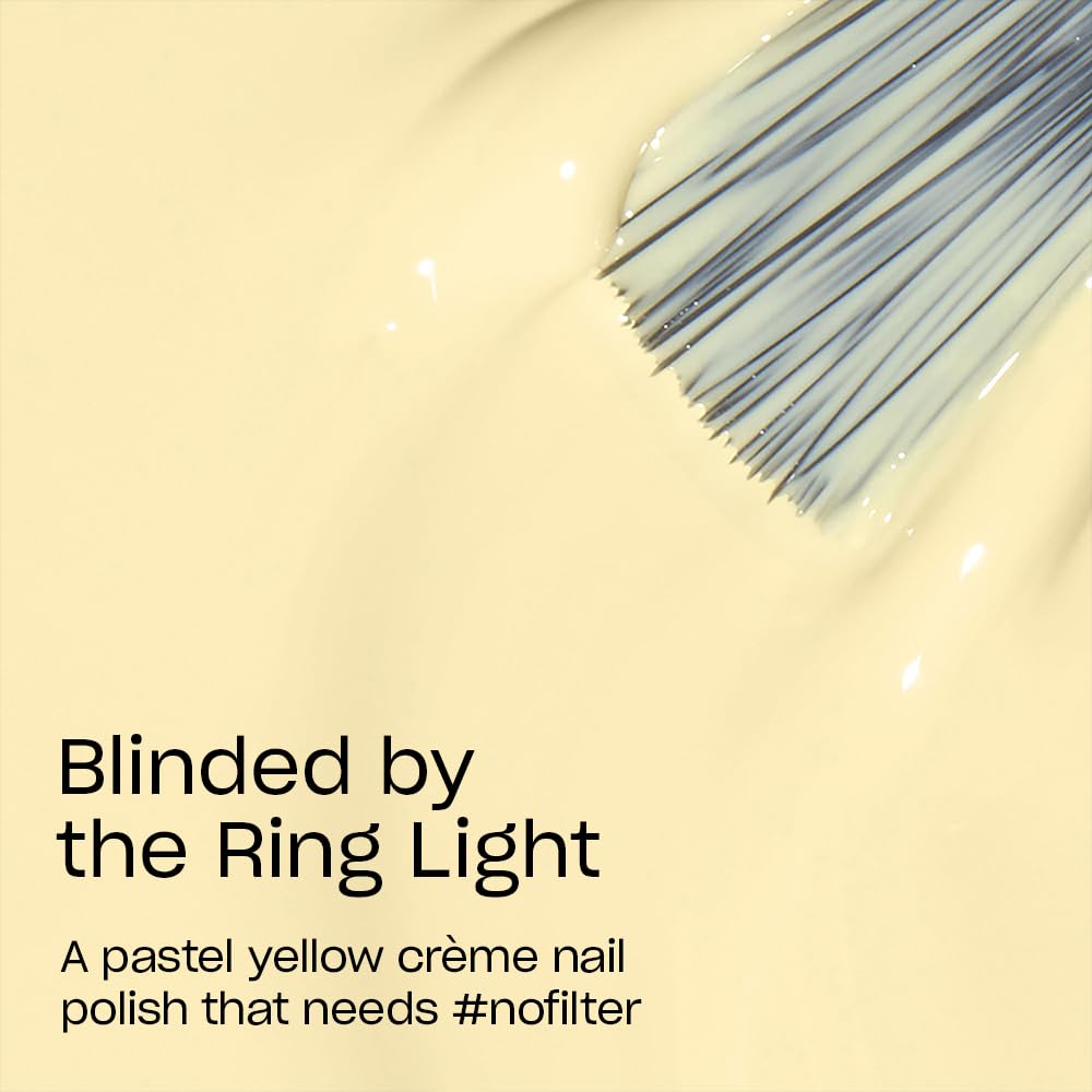 OPI Nail Lacquer Blinded by the Ring Light | Opaque Soft Yellow Nail Polish