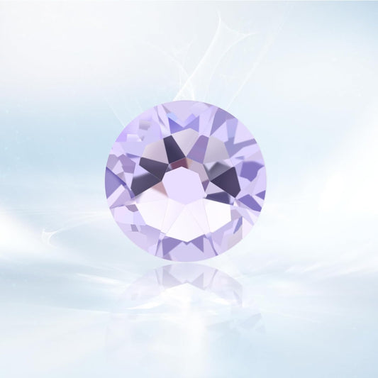 Novani Crystal Amethyst Rhinestones 1440pcs Flat Back Round Rhinestone Style 2088 Sparkly Crystal