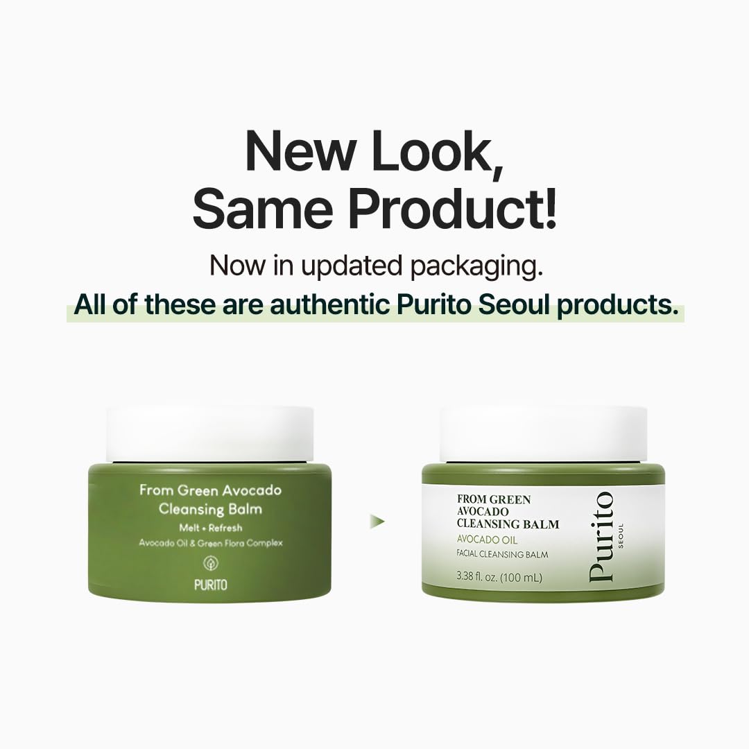 PURITO Avocado Cleansing Balm | Moisture Makeup Remover For Dry Skin