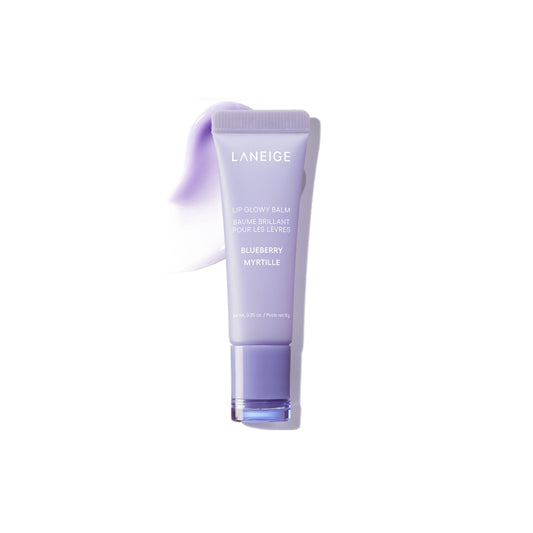 LANEIGE Lip Glowy Balm: Sheer Tinted Lip Treatment Balm Tube with Shea & Murumuru Butters for
