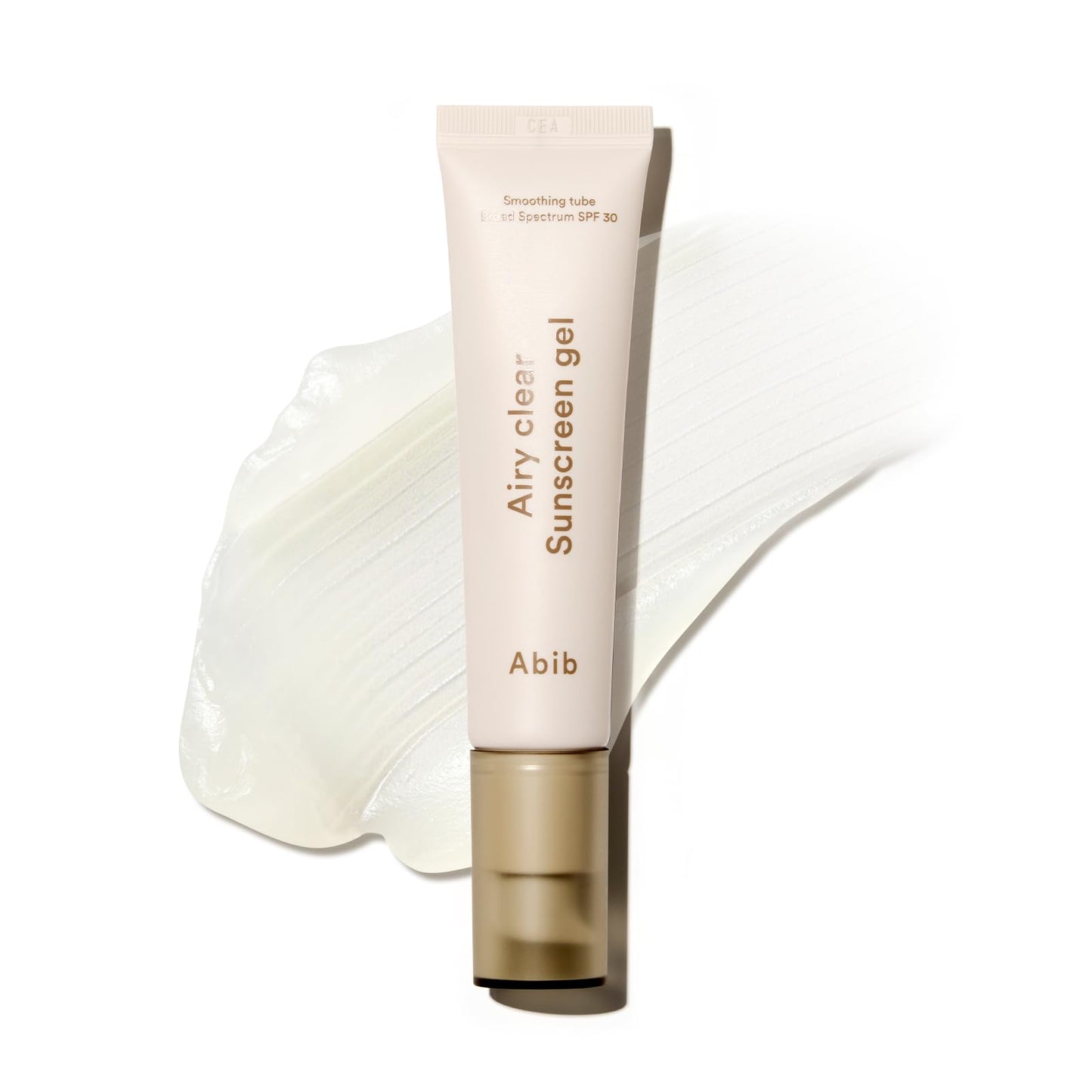 Abib Airy Clear Sunscreen Gel SPF 30, 1.01 fl.oz (30 g), Semi-matte, Pore-smoothing Primer with