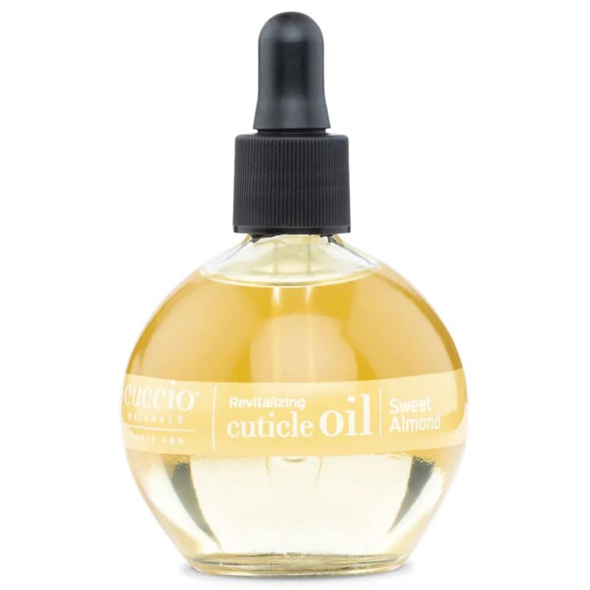 Cuccio Naturale Sweet Almond Revitalizing Cuticle Oil, Lightweight Fast-Absorbing Hydrating Nail &