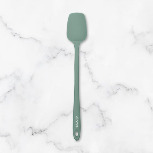 Elihome Skinny Silicone Spoonula - Non-Stick Heat Resistant Silicone Scraper Spatula for Mixing