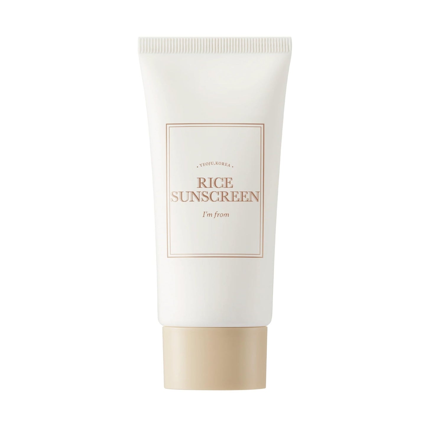 [I'm from] Rice Sunscreen 50ml, Physical, rice extract 41%, Non-nano zinc oxide, Reef friendly