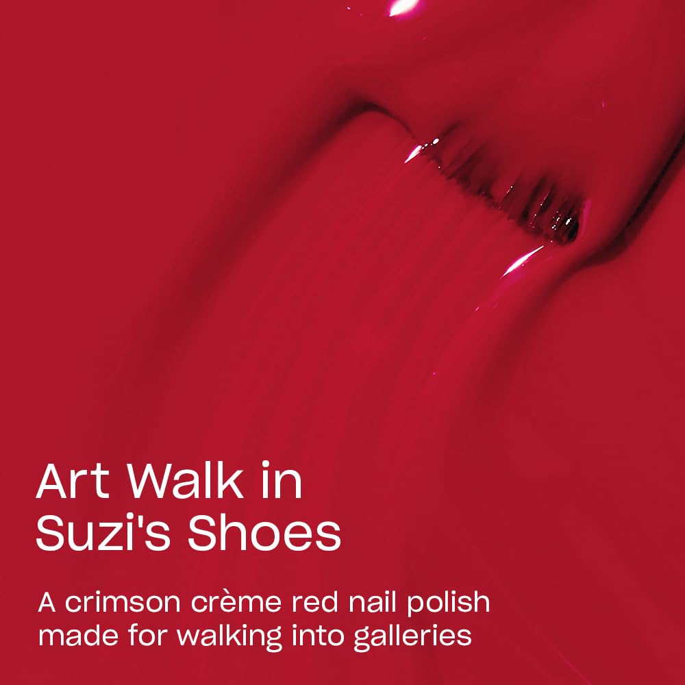 OPI Nail Lacquer Art Walk in Suzi's Shoes | Opaque Bright Red Nail Polish