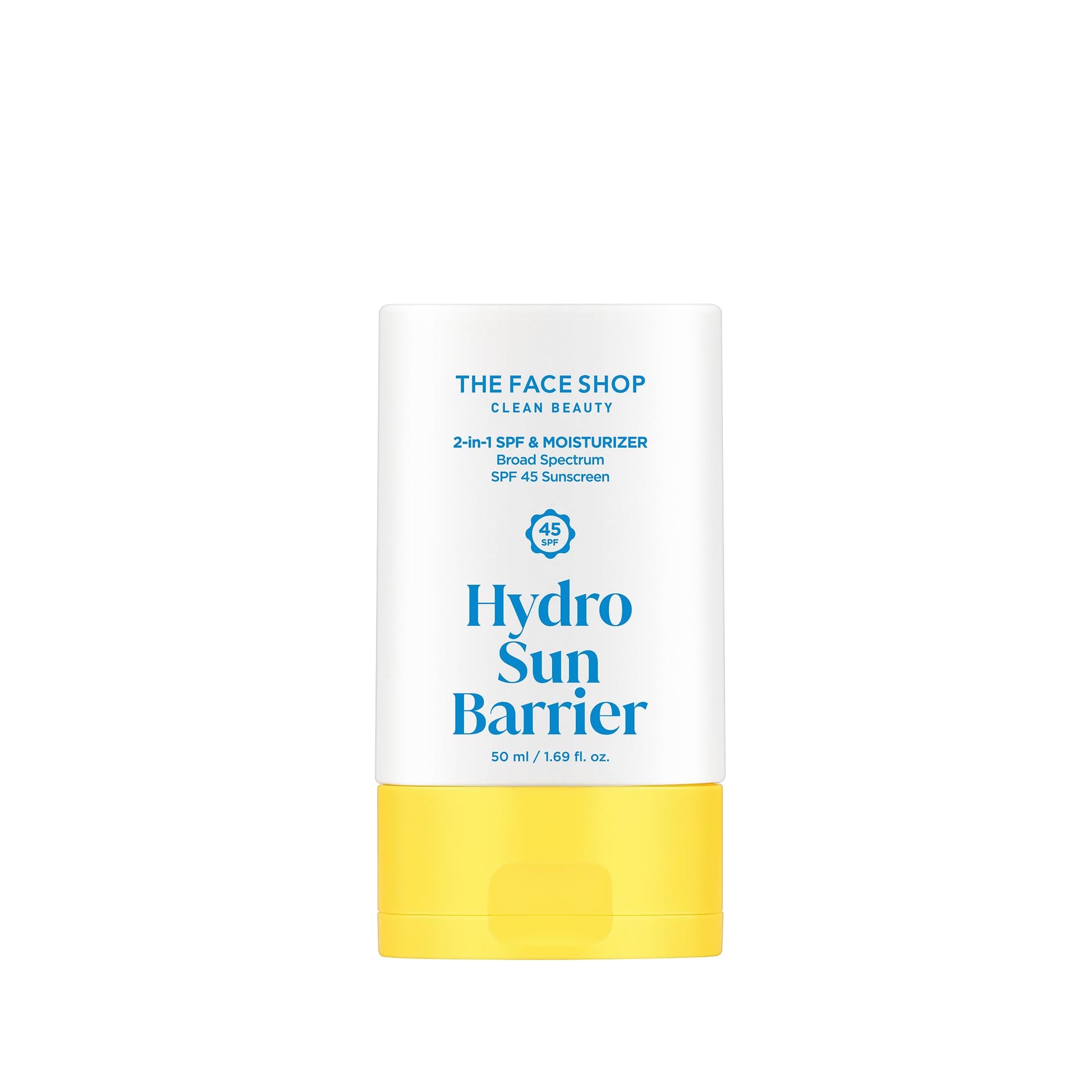 THE FACE SHOP Hydro Sun Barrier, SPF 45 Daily Facial Sunscreen & Moisturizer, for Oily Skin