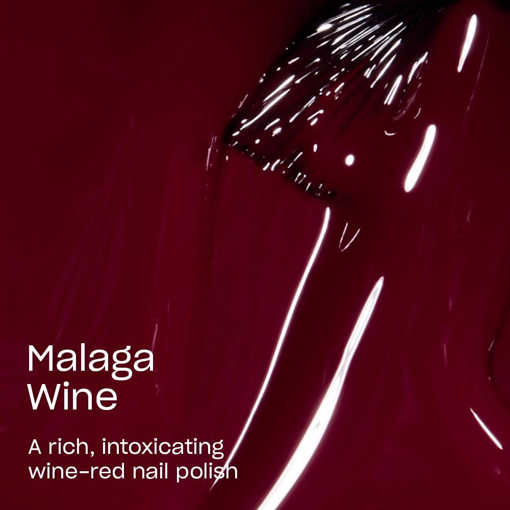 OPI Nail Lacquer Malaga Wine | Opaque Dark Red Nail Polish