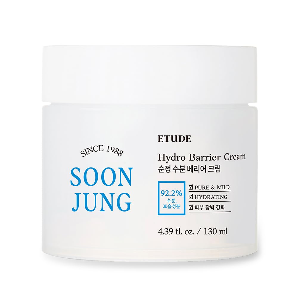 ETUDE SoonJung Hydro Barrier Gel Face Moisturizer, 4.39 fl oz