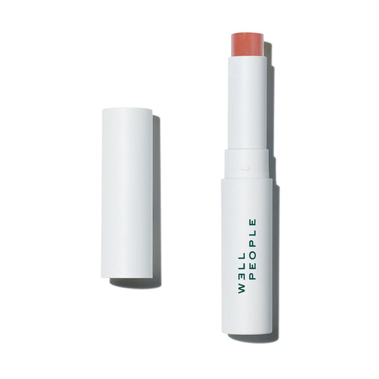Well People Lip Butter SPF 15 Tinted Balm, Hydrating Lip Balm For Sun Protection & A Hint Of Color, Infused With Zinc, Vegan & Cruelty-free, Peach