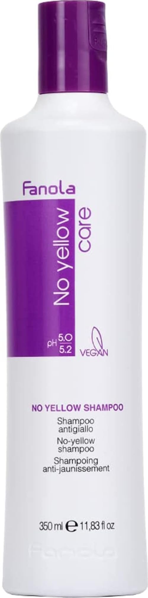Fanola No Yellow Purple Shampoo & Anti-Brass Hair Toner, 11.8 oz