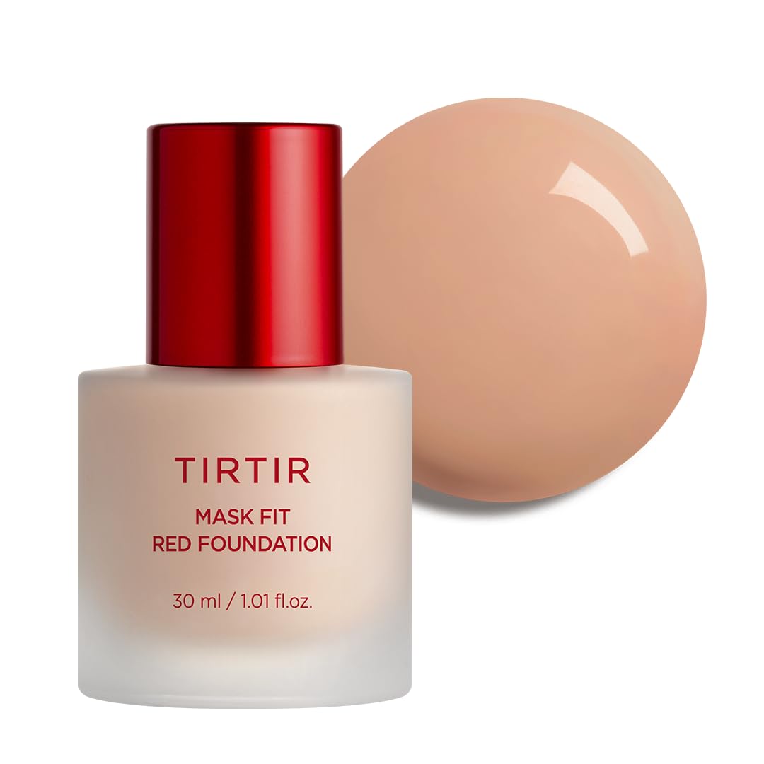 TIRTIR Mask Fit Red FoundationㅣLong Lasting Flawless Coverage, Energy Essence, Lightweight