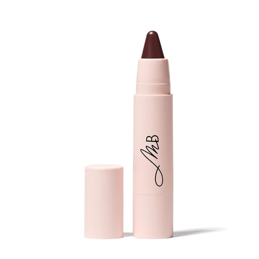 Monika Blunder Beauty - Kissen Lush Lipstick Crayon - Romy (Dark Nude) Clean Beauty, Cruelty-Free, Vegan