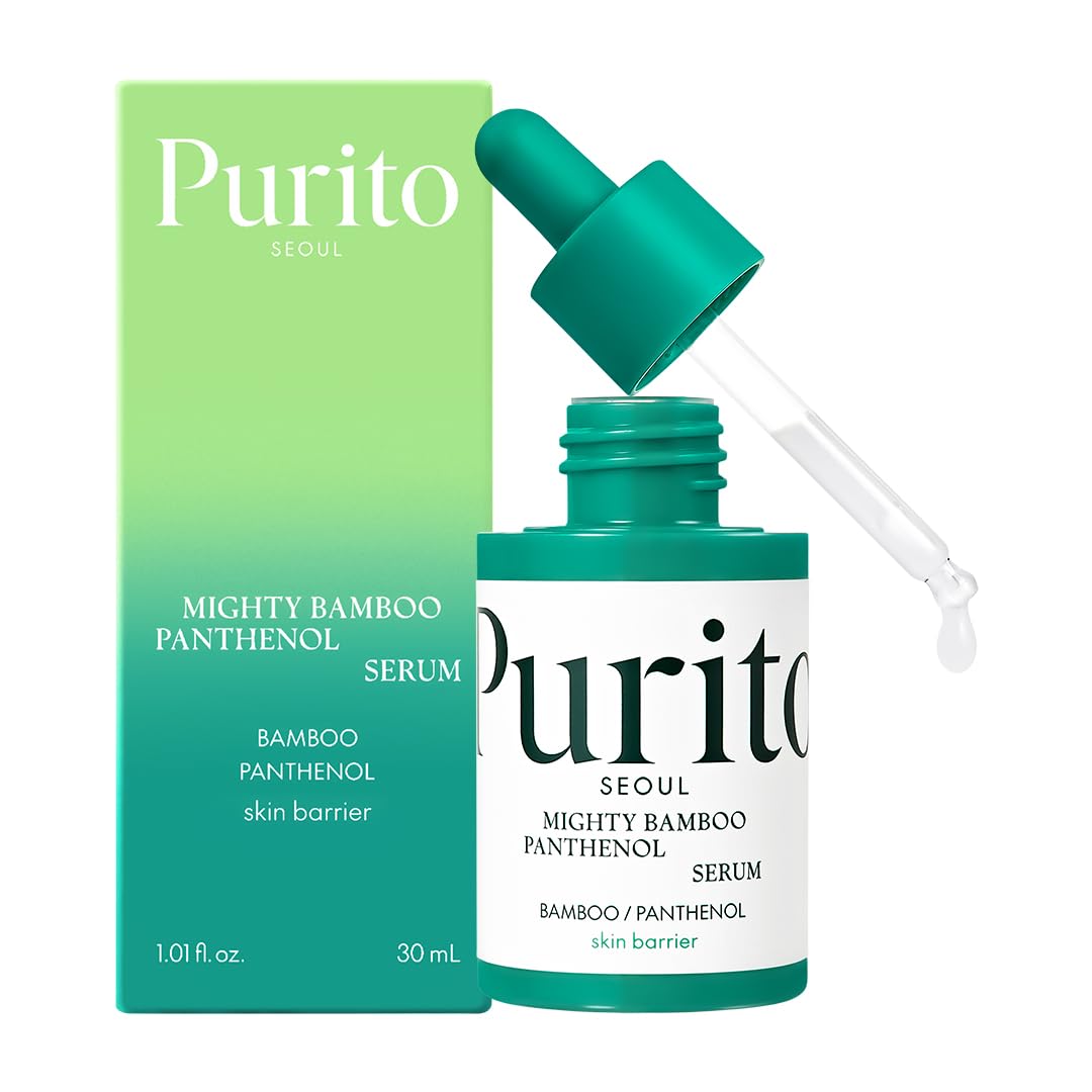PURITO Bamboo Panthenol Serum | Deep Hydration Glow Facial Glass Skin Serum