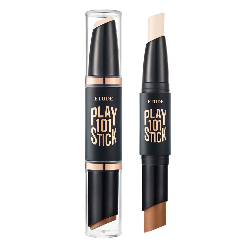 ETUDE Play 101 Cream Contour and Highlighter Duo, Original, Blendable