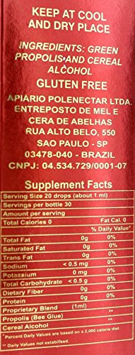 2 Pack of Polenectar Brazil Propolis Extract Wax Free 80 (30ml)
