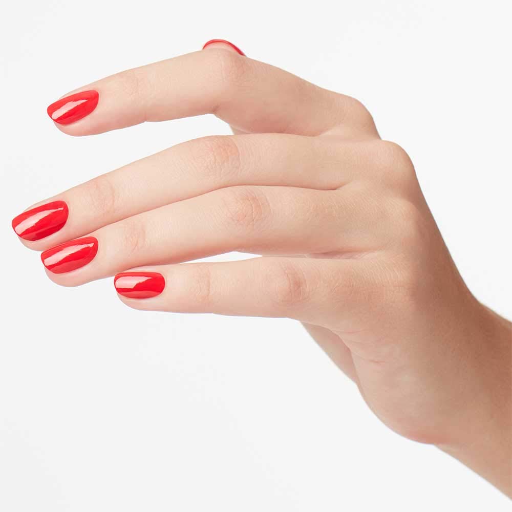 OPI Nail Lacquer Cajun Shrimp | Opaque Bright Coral Red Nail Polish