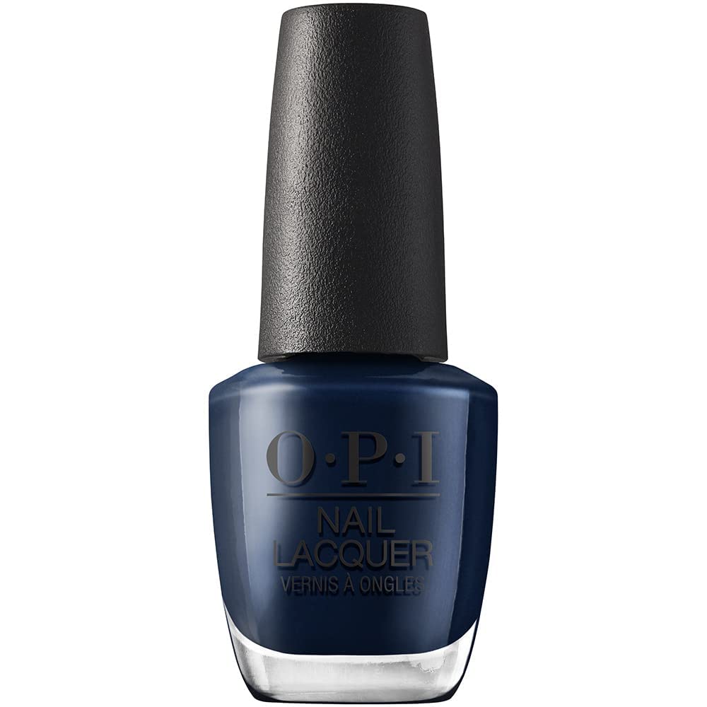 OPI Nail Lacquer Midnight Mantra | Opaque Dark Blue Nail Polish