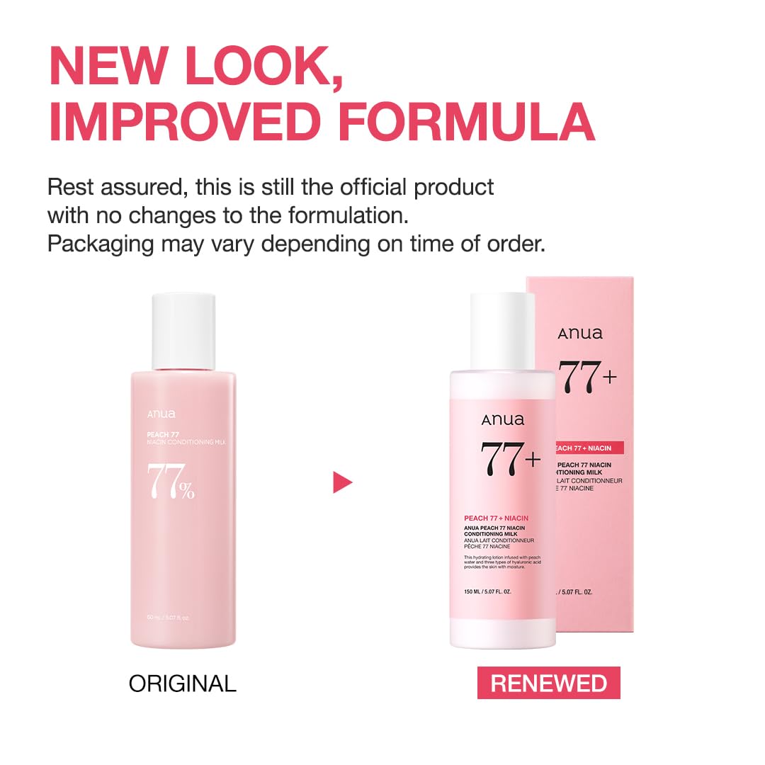 Anua Peach Niacinamide Conditioning Lotion, 5.07 fl.oz