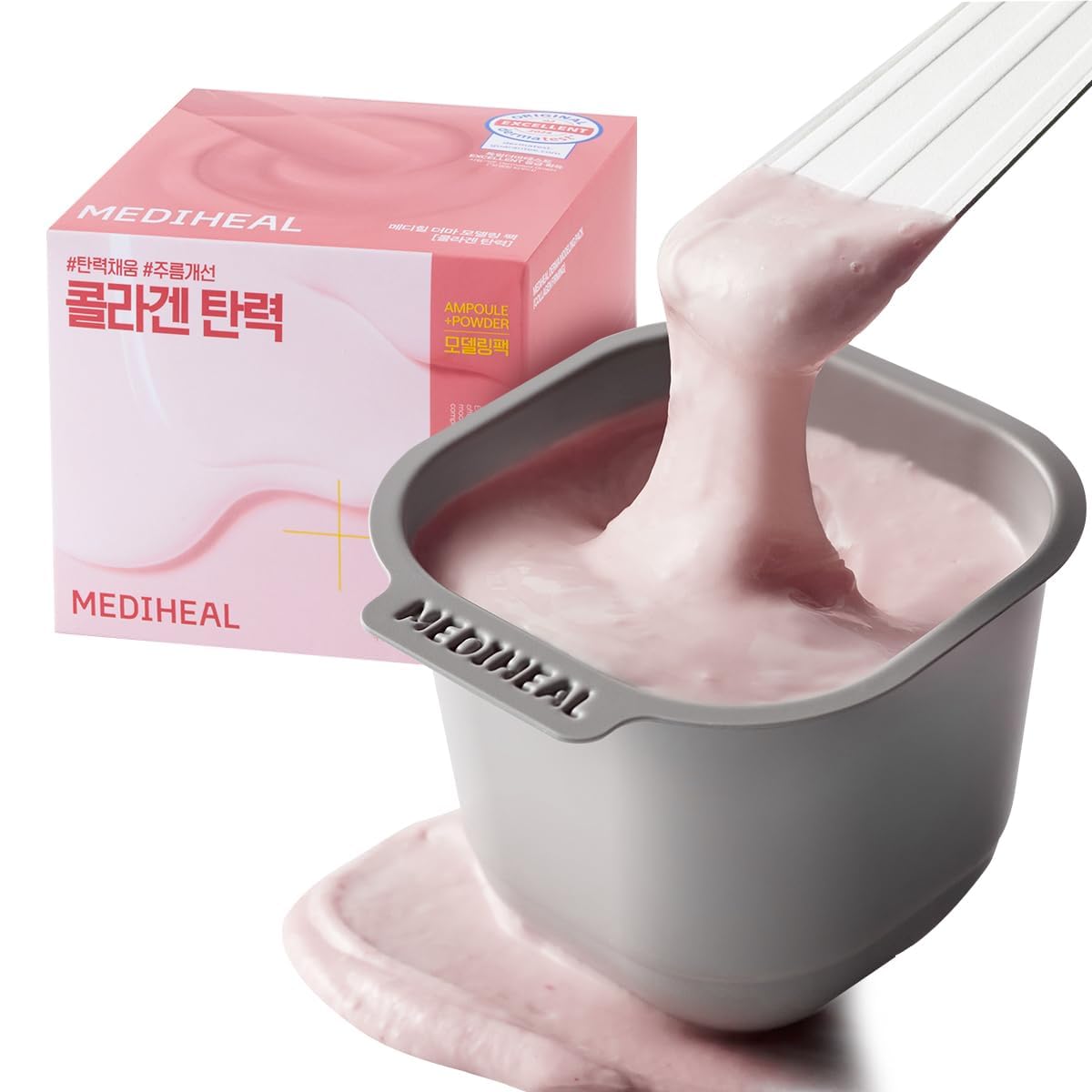 MEDIHEAL Collagen Derma Modeling Pack (Pack of 2), for Glass Glow Skin