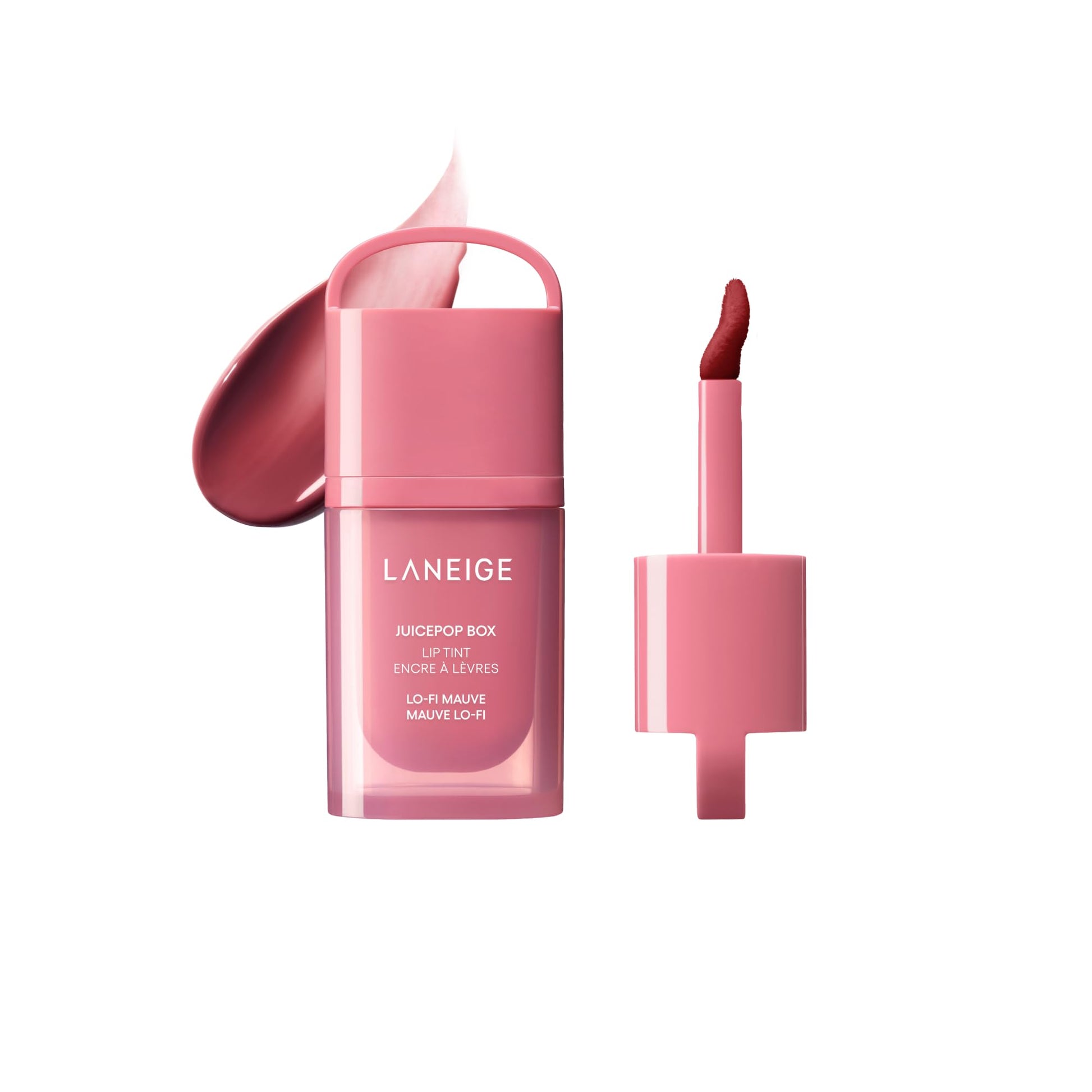 LANEIGE JuicePop Box Korean Lip Tint: Long-Lasting Hydrating Lightweight Tint, Buildable Juicy